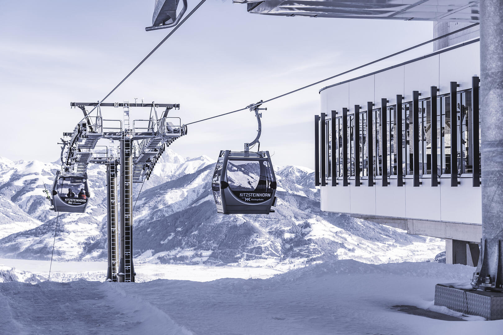 Seilbahn Konnection zwischen Kaprun, Maiskogel und